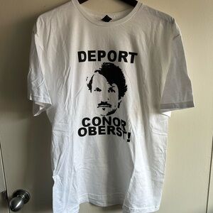 RARE Conor Oberst Bright Eyes Protest Tee US L